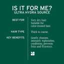 Biolage Ultra Hydra Source Shampoo - Deeply Moisturizes and Hydrates Very Dry Hair, Cleanses and Tames Frizz, For Thick, Coarse Hair, Infused with Cupuaçu Butter & Salicylic Acid, 13.5 Fl Oz