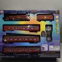 Lionel Hogwarts Express Battery O Gauge Toy Train Set with Remote, Locomotive, Train Cars, & Track with Authentic Train Sounds, Lights, & Water Vapor Smoke Effects for Kids 4+