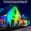 Permanent Outdoor Lights,200FT RGB Eave Light,IP67 Waterproof Lighting for House,Smart LED with App/Remote Control for Outdoor Decor,Garden Decor,Party,Holiday