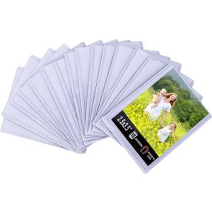 Sooyee Magnetic Picture Frame,Magnetic Frame 2.5X3.5,Photo Magnets for Refrigerator,White,15 Pack