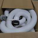 4 Pack 1.5'' Diameter Flexible Pool Sand Filter Pump Hose Set 2 Way Connector 1.5'' to 1.5'' and 2 Type B Hose Adapters for Above Ground Pools Filter Pump and Saltwater Systems (40 Inches)
