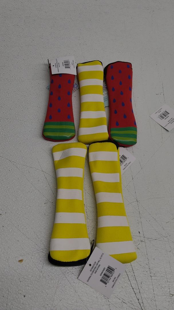 Reusable Utensil Set Spoon,Fork, Knife And Bag 5Pack