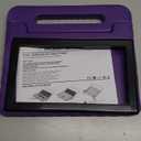 Tablet Case for Walmart Onn 10.1 Inch 4th Generation 2024 (Model: 100135925), Shock Proof Protective Cover with Convertible Handle Stand for Kids, Purple