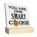 Pack Of 3 Funny Graduation Wood Plaque, You Are One Smart Cookie, Plaque with Wooden Stand, Funny Graduation Wood Sign Gift, Graduation Class of 2023 Gift, Gift for Daughter, Graduation, Best Friends, Family B1