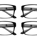 Gaoye 5.5 Professional Reading Glasses for All Day - Computer Readers with Blue Light Protection - Value PackPack Of 4