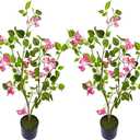 Artificial Bougainvillea Tree 3 FT, 2 Pack