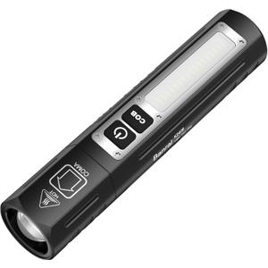 Rechargeable Magnetic Small Flashlights High Lumens - Super Bright Powerful LED Tactical USB C Flashlight, 8 Modes, Dual Button Waterproof Pocket Flash Light for Emergency,Car,Stocking Stuffer for Men