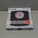 Taylor Battery Free Analog Scales for Body Weight, 330LB Capacity, Easy to Read Large 4.25-inch Dial, 10.3 x 10.6-inch Vinyl Mat Platform, Black