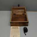 Nautical Cove Pirate Treasure Chest with Iron Lock and Skeleton Key - Storage and Decorative Box (Small 8 x 6 x 6)