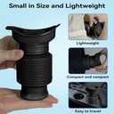 Pee Bottles for Men, Adjustable Emergency Urinal, Car Pee Bottle for Men and Women, Portable Toilet for Car, Shrinkable Personal Mobile Toilet,Urine Bottle