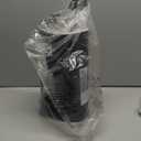 iDesign Toilet Holder Compartment-Matte Bowl Brush with Extra Storage, Black C