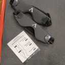 Silicone Patellar Tendon Support Strap 2-Pack, Knee Brace for Women Men, Adjustable Non-Slip Patella Band Support (Black). no size