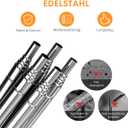Aieve Extendable Plant Stakes, 13in to 49in Stainless Steel Telescoping Monstera Plant Support Stakes, Indoor Outdoor Garden Stake Support Sticks for Tomato Vegetables Monstera Vine (5 Packs)