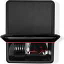 Weber Works Outdoor Storage Bin WeatherResistant Grill Tool & Accessory Organizer with Hinged Lid - Side Tables & Carts