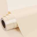 2 x GIRAFVINYL Cream Heat Transfer Vinyl 12" X 5 FT Beige Iron on Vinyl for Clothes and Fabric, Easy to Weed Skin Color HTV Compatible with Vinyl Cutter