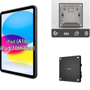 Zilvex Wall Mount Charging Kit for Apple iPad 10th 10.9‑in & iPad (A16) 11 in – Magnetic Tablet Wall Mount with 15W Fast Charging, TPU Protective Case, Smart Home Hub Integration
