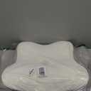 DONAMA Cervical Pillow for Neck and Shoulder,Contour Memory Foam Pillow,Ergonomic Neck Support Pillow for Side Back Stomach Sleepers with Pillowcase-King Size