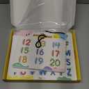 JoyCat Magnetic Letter and Number Tracing Board Set, Double Sided Alphabet & Numbers Board for Toddlers, ABC Uppercase & Lowercase Practice, Math Learning, Preschool Educational Gift Toys for Kids