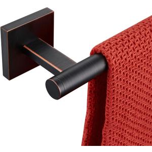 KOKOSIRI Bathroom Towel Bar Bath Towel Holders for Toilet Kitchen Cabinet Wall Mount 24 Inch Oil Rubbed Bronze Stainless Steel B4005ORB-L24