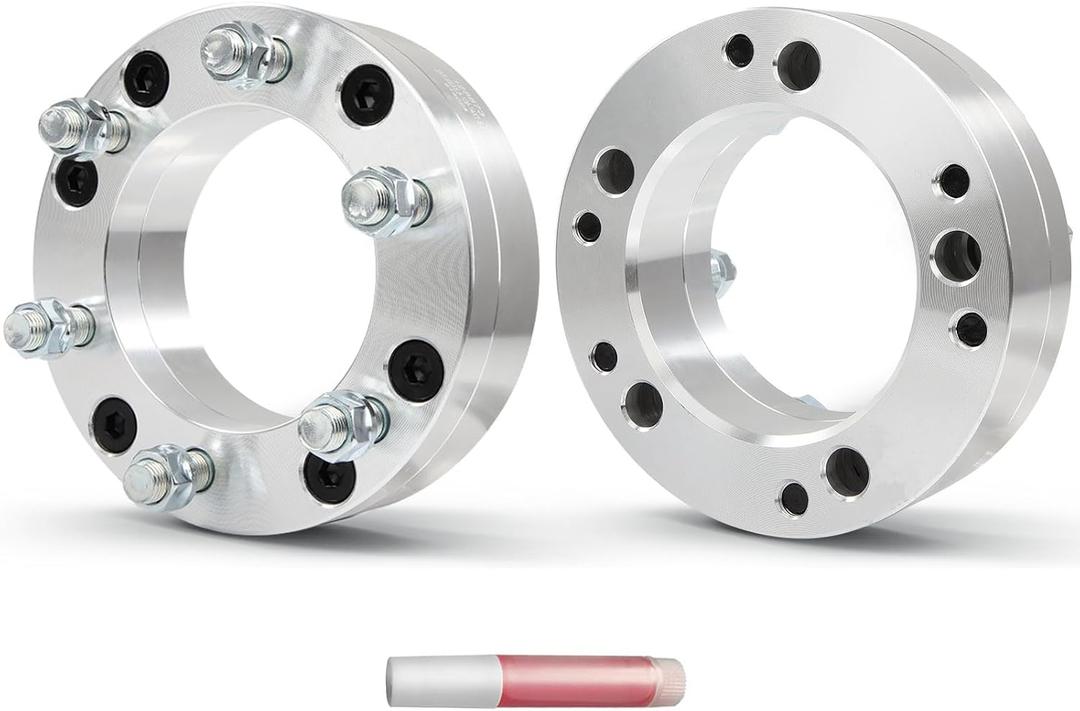 OCPTY 5x5.5 to 6x5.5 Wheel Adapters for 1500 for 1500 Classic 2 inch 14x1.5 Studs 108mm Hub Bore Forged Wheel Adapters 5 lug 2PCS