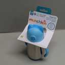 Munchkin Cool Cat Sippy Cup with Straw for Toddlers, Stainless Steel Straw Cup, 8 Ounce, Blue