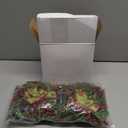 Dingion 8 Pcs 6 Inch Mini Cabinets Christmas Wreaths for Kitchen Mini Norfolk Wreath with Ribbon Bows and Berry Hanging Artificial Greenery for Farmhouse Door Wall Window Decor(Novel Style)