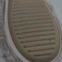 Snug Leaves Women's Scuff Slippers Furry Cute Curly Faux Wool Slip-on Indoor Memory Foam House Shoes 9-10