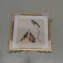 8x8 Picture Frame, Brass Metal Square Photo Frames with HD Glass, Fits 5x5 with Mat or 8 x 8 without Mat, Display for Wall and Table, 1 Pack