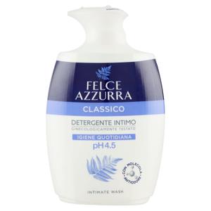 Felce Azzurra Classico Intimate Wash pH 4.5 250 ml, 8.4 Fl Oz made in Italy [italian import]
