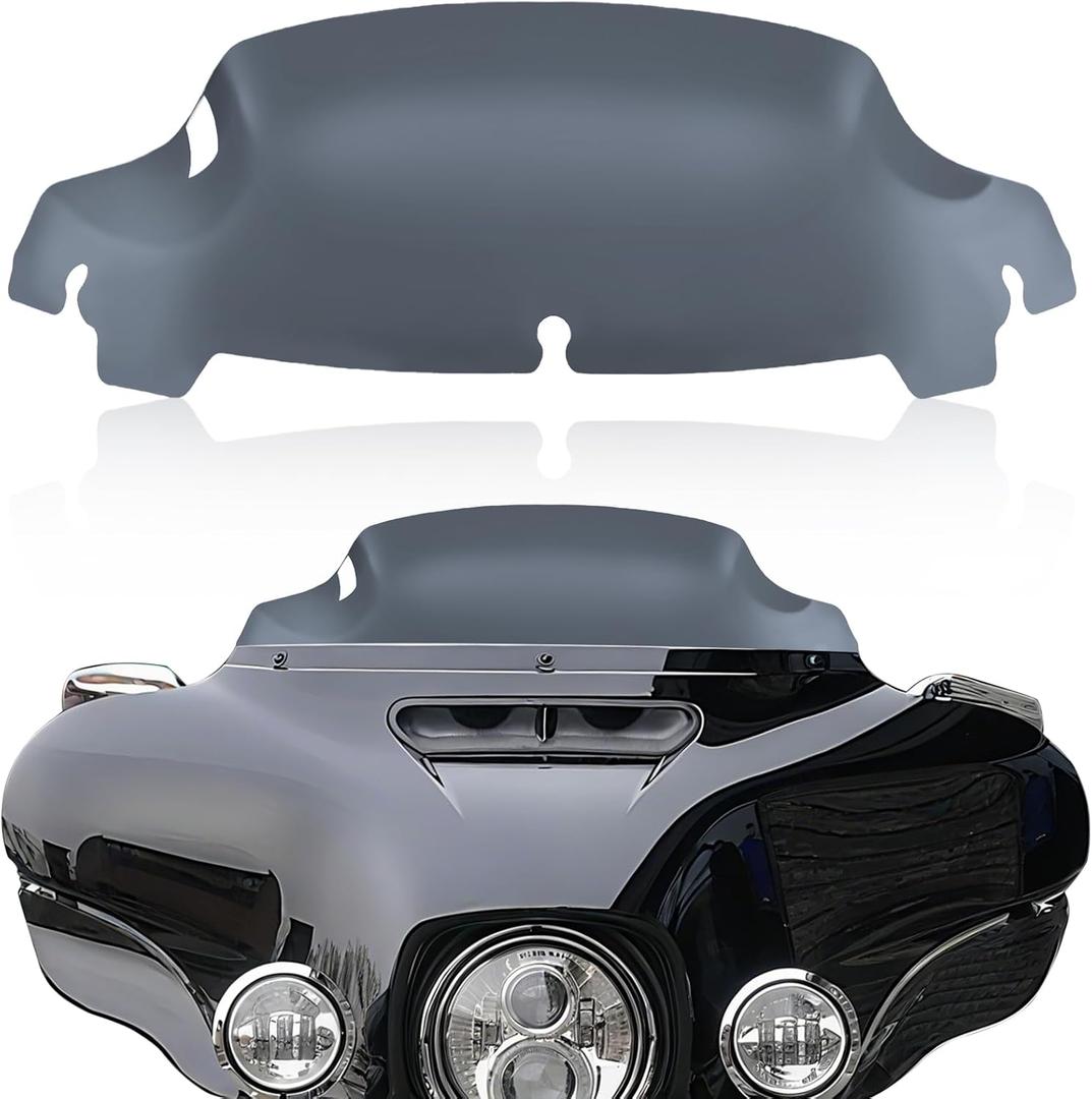 Smoke 7 Motorcycle Windshield Windscreen Compatible for 2014-2023 Harley Davidson Touring Street Glide/Electra Glide/Ultra Limited/Tri Glide FLHT FLHX FLHXS FLHTK