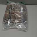 Moon Wool Plaid Throw Blanket, Merino Labmswool, Camel Thompson Tartan, Made in the UK