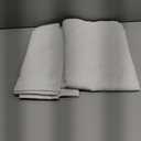LAMIT Natural Ivory Linen Curtains 45 Inches Long for Bedroom, Soft Faux Linen Textured Light Filtering Panels Rod Pocket Neutral Drapes for Kitchen/Window/Loft Room, 42 x 45 Inch, 2 Panels