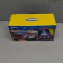 LED Garbage Truck Toy Set Includes Dumpster, Toy Truck with Mode Switch & Volume Control, Trash Vehicle with Lights and Sounds, Automatic Bump, Easter Basket Stuffers Birthday Gift for Boys Girls