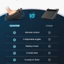 Foot Massager for Neuropathy,Plantar Fasciitis, High-Frequency Vibration Feet Massager with Heat, 30 Speed Levels & 3 Angles Relax Calf Leg and Foot for Circulation Pain Relief, Remote Control (Black)