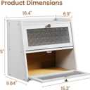 Bread Box for Kitchen Countertop Double Layer Large Capacity Bread Storage, Double Tier