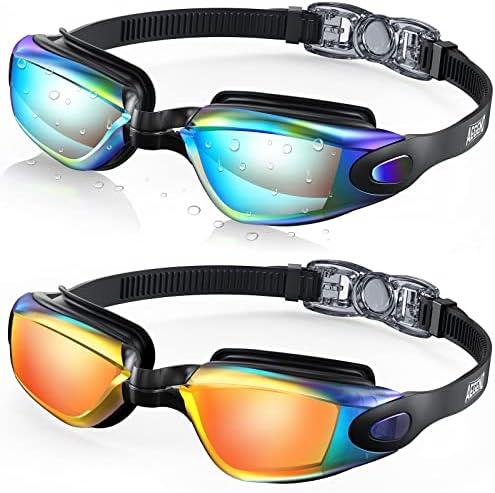 Aegend Swim Goggles, 1 Pack Swimming Goggles No Leaking Adult Men Women Youth