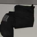 Medical Compression Thigh High Anti Embolism Stockings 15-20mmHg, for Edema, Varicose Veins, Swelling with Inspection Hole, Women & Men (Large, Black)