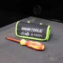 9 x OEMTOOLS 22593 10 Piece Insulated Screwdriver Set, 4 Flathead Screwdrivers, 4 Phillips Screwdrivers, Interchangeable Blades And Electrician Tool Pouch