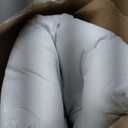 Headboard Pillow Twin Bed Wedge Pillow for Dorm, Daybed, Back Support, Sitting Up, Reading, Relaxing, Beige Cream (39x8x20in)