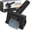 Electric Grill Brush BBQ Grill Cleaning Brush 450 RPM Stainless Steel Removable Head Type-C Rechargeable with LED Light Grill Cleaner Brush