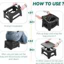 In-car Portable Toilet Collapsible Potty, Emergency Toilet, Temporary Potty For Outdoor Camping, Road Trips, Traffic Jams, Boating And Fishing