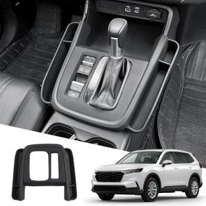 ECOZEN 2025 CR-V Center Console Organizer - For 2023-2025 Honda CR-V/CR-V Hybrid Center Console Silicone Storage Organizer - Center Console Storage Tray For 2023-2025 Honda CRV Accessories(Black)