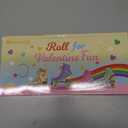 DAZONGE 24 Packs Roller Skate Valentine's Day Cards with Slap Bracelets, Fun Valentines Day Gifts for Kids Classroom Exchange & School Parties