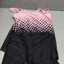 ROSEWE 2025 Tankini Swimsuits for Women, Two Piece Bathing Suits with Shorts, Modest Tank Top Swim Dress (Medium, Pink Black)