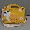 for iPad 9.7 Inch Case for iPad 6th/5th Generation case for Air 1/2 Screen Protector Pencil Holder Shoulder Strap Kickstand Cute Silicone Proof Full Body Protective Tablet Cover for Kids Cat