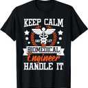 Let The Biomedical Engineer Handle It - Bioengineer Biomed T-Shirt (Small, Green)