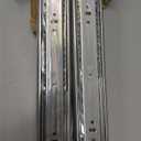 6 Pairs of 16 Inch Hardware 3-Section Full Extension Ball Bearing Side Mount Drawer Slides,100 LB Capacity Drawer Slide (Zinc Plated)