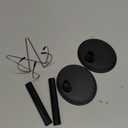 IMIKEYA Bear Doll Storage Shelves (2pcs), Plastic Toy Figures Stand for 16 Inch Dolls, Puppet, Woody, OMG Dolls, Stuffed Toys, Black (20x10cm)