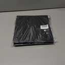 2 x FtyFty Unisex Adult Matte Graduation Cap with Tassel Year Charm (Black)