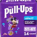 Pull-Ups Boys' Potty Training Pants, Size 5T-6T Training Underwear (46+ lbs), 14 Count